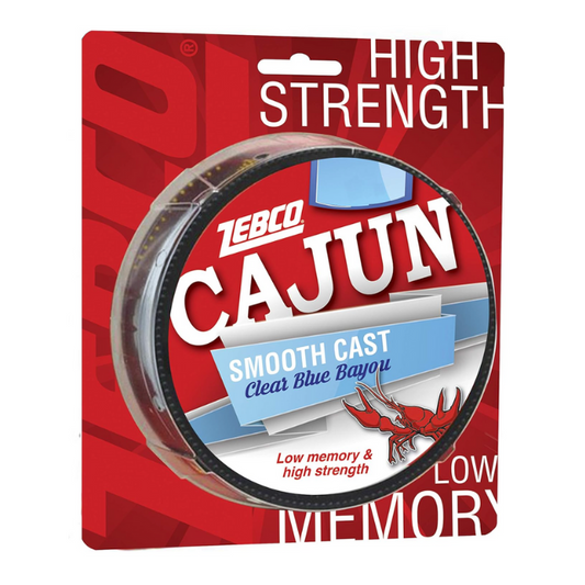 ZEBCO CAJUN MONO 4# PONY CLEAR BLUE