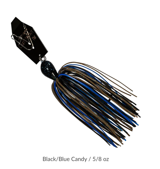 ZMAN BIG BLADE CHATTERBAIT 5/8OZ BLACK/BLUE CANDY