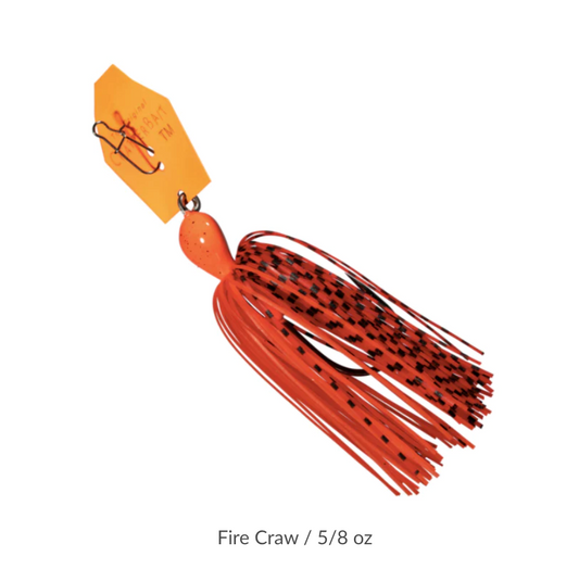 ZMAN BIG BLADE CHATTERBAIT 5/8OZ FIRECRAW