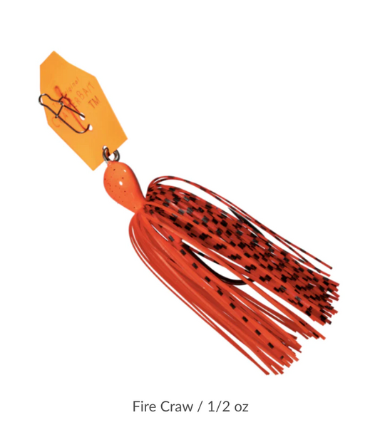 ZMAN BIG BLADE CHATTERBAIT 1/2OZ FIRE CRAW