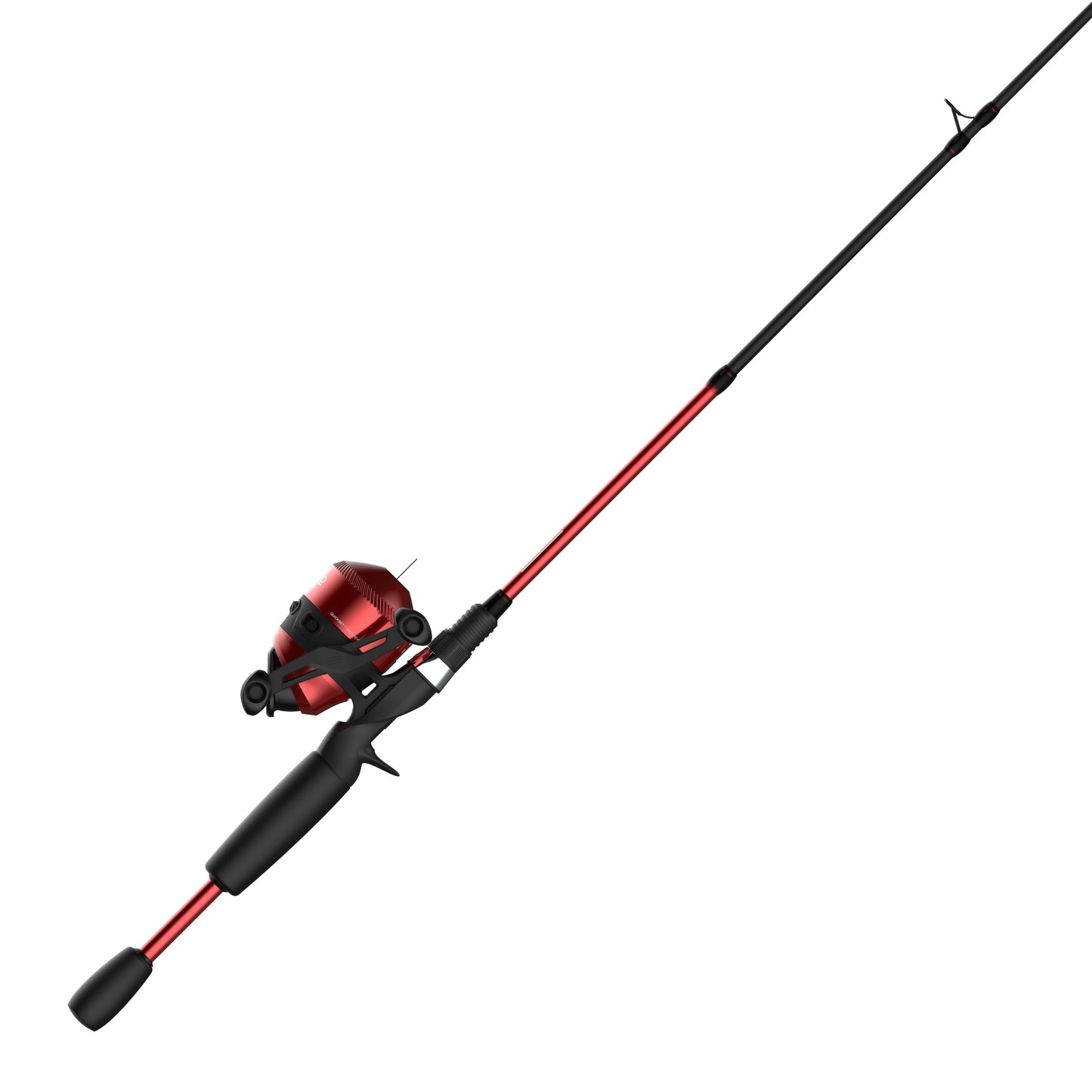 ZEBCO 33 CUSTOM-Z RED SPINCAST COMBO 2PC M 6'