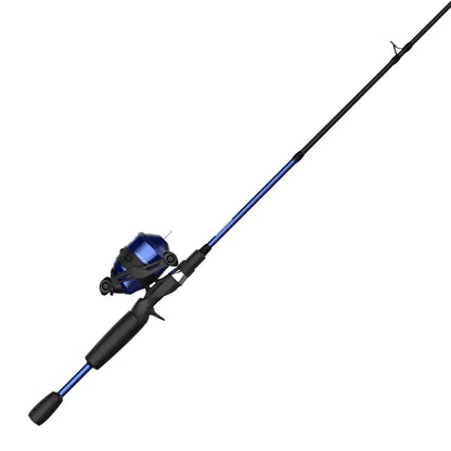 ZEBCO 33 CUSTOM-Z BLUE SPINCAST COMBO 2PC M 6'