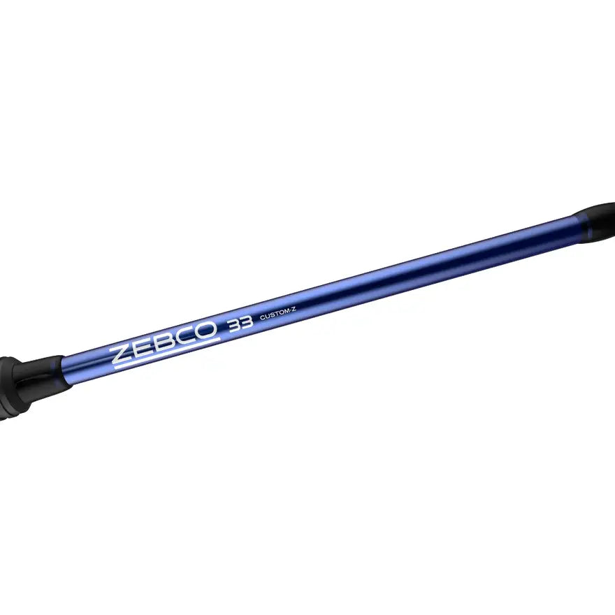 ZEBCO 33 CUSTOM-Z BLUE SPINCAST COMBO 2PC M 6'