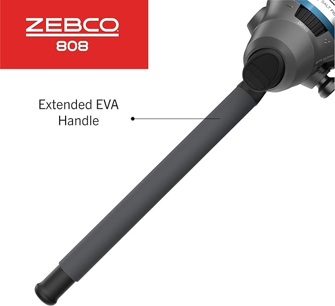 ZEBCO 808 SALTWATER 702MH SPINCAST COMBO 20#