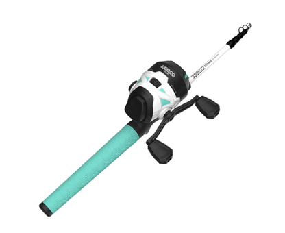 ZEBCO ROAM 3 SPINCAST SEAFOAM TELESCOPIC COMBO 1PC MH 6'