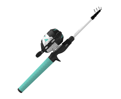 ZEBCO ROAM 3 SPINCAST SEAFOAM TELESCOPIC COMBO 1PC MH 6'