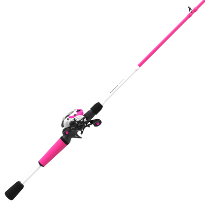 ZEBCO ROAM BAITCAST COMBO PINK MH 6'6"