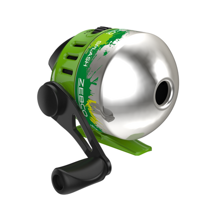 ZEBCO SPLASH SPINCAST COMBO GREEN 2PC M 6'