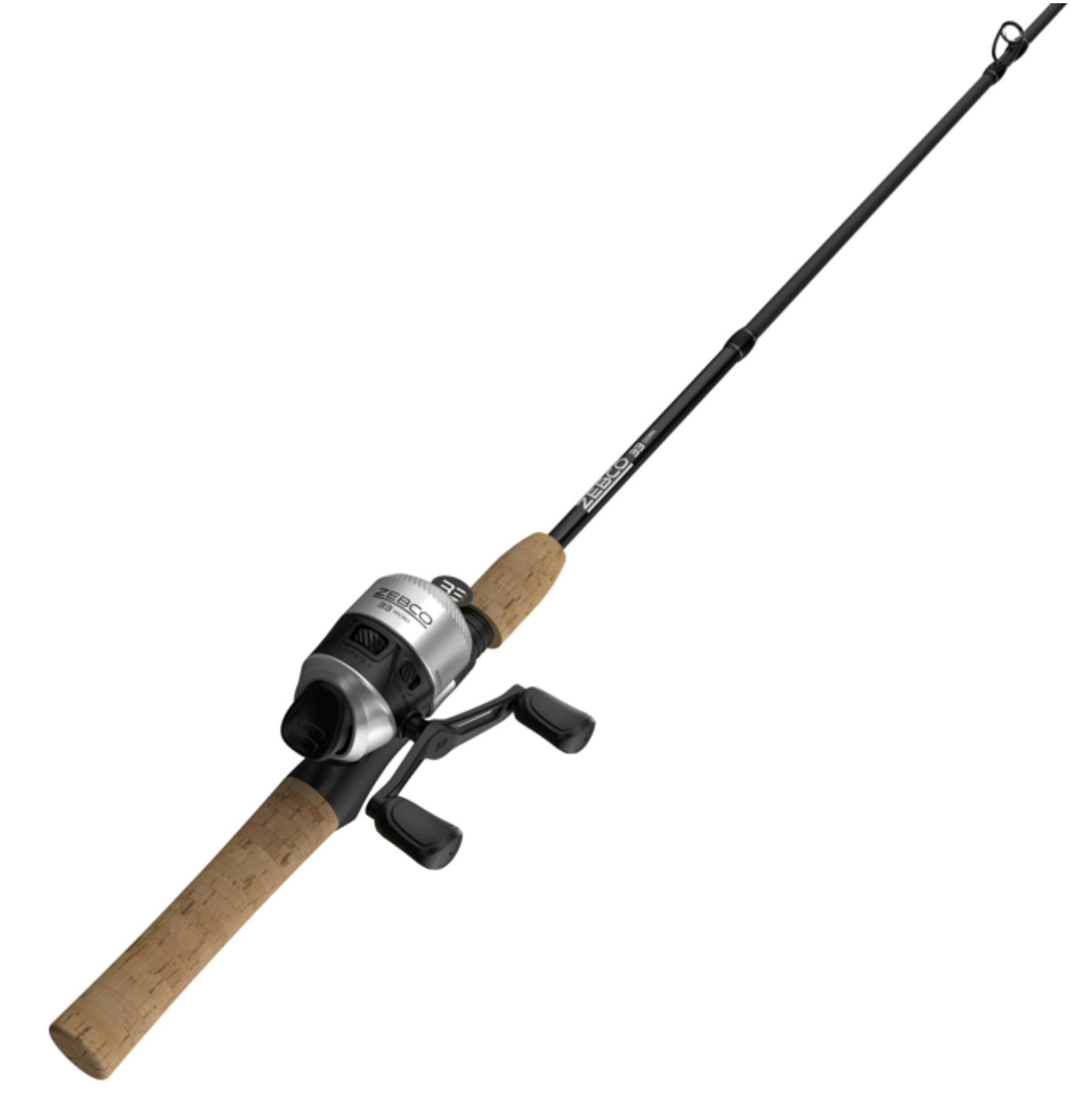 ZEBCO 33MICRO CORK SPINCAST COMBO 2PC L 5'6"
