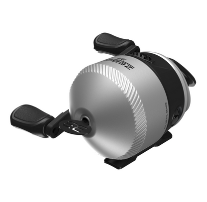 Fishing rod and reel combo on a white background