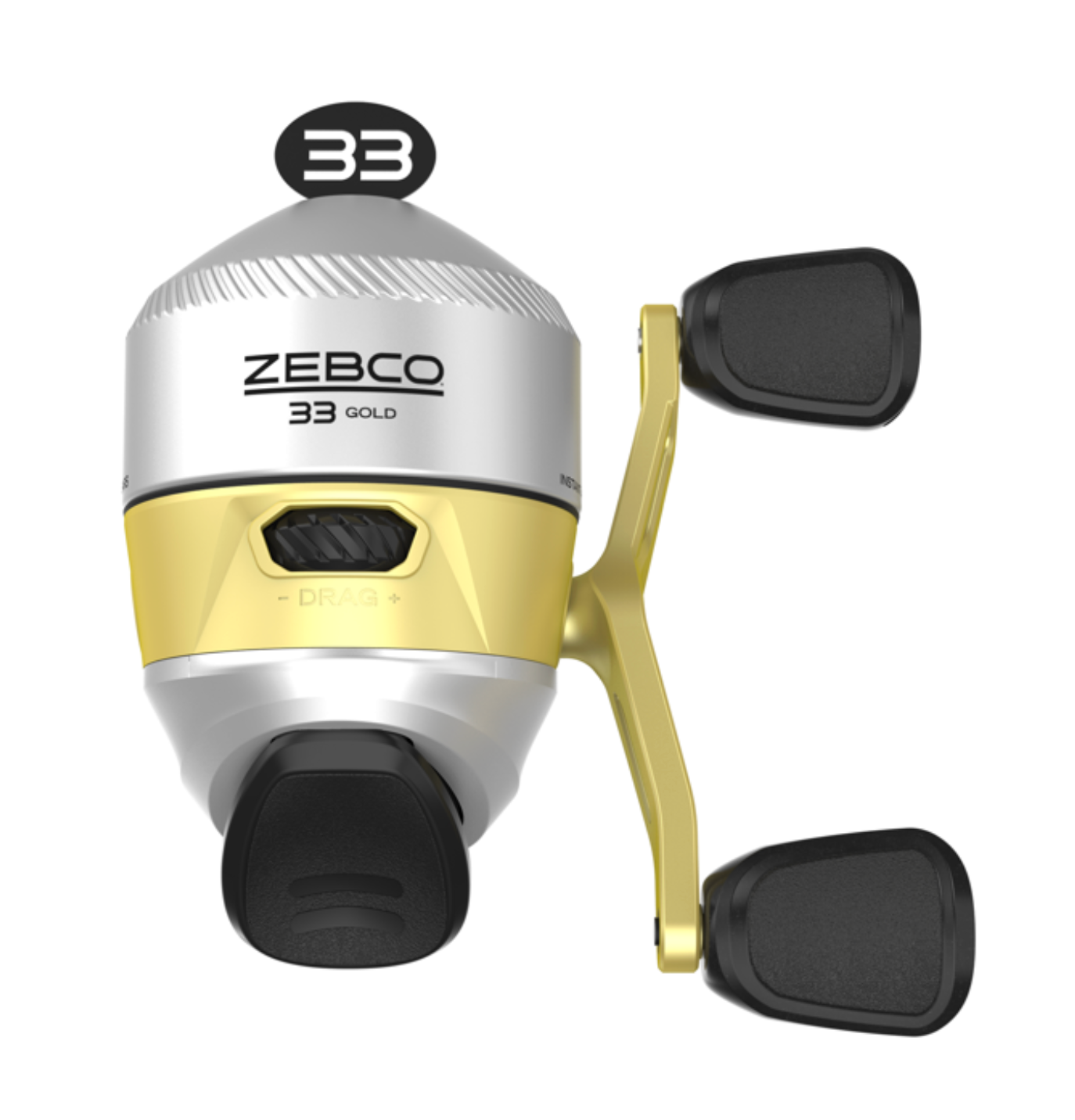 ZEBCO 33 GOLD 3BB 4.1:1 SPINCAST REEL