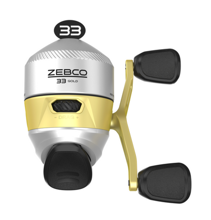ZEBCO 33 GOLD 3BB 4.1:1 SPINCAST REEL