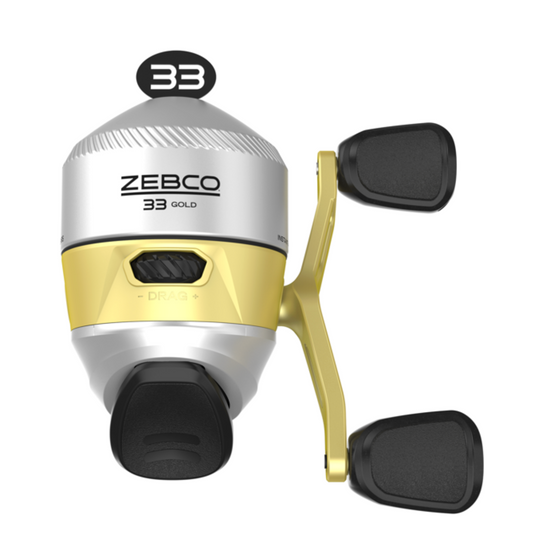 ZEBCO 33 GOLD 3BB 4.1:1 SPINCAST REEL