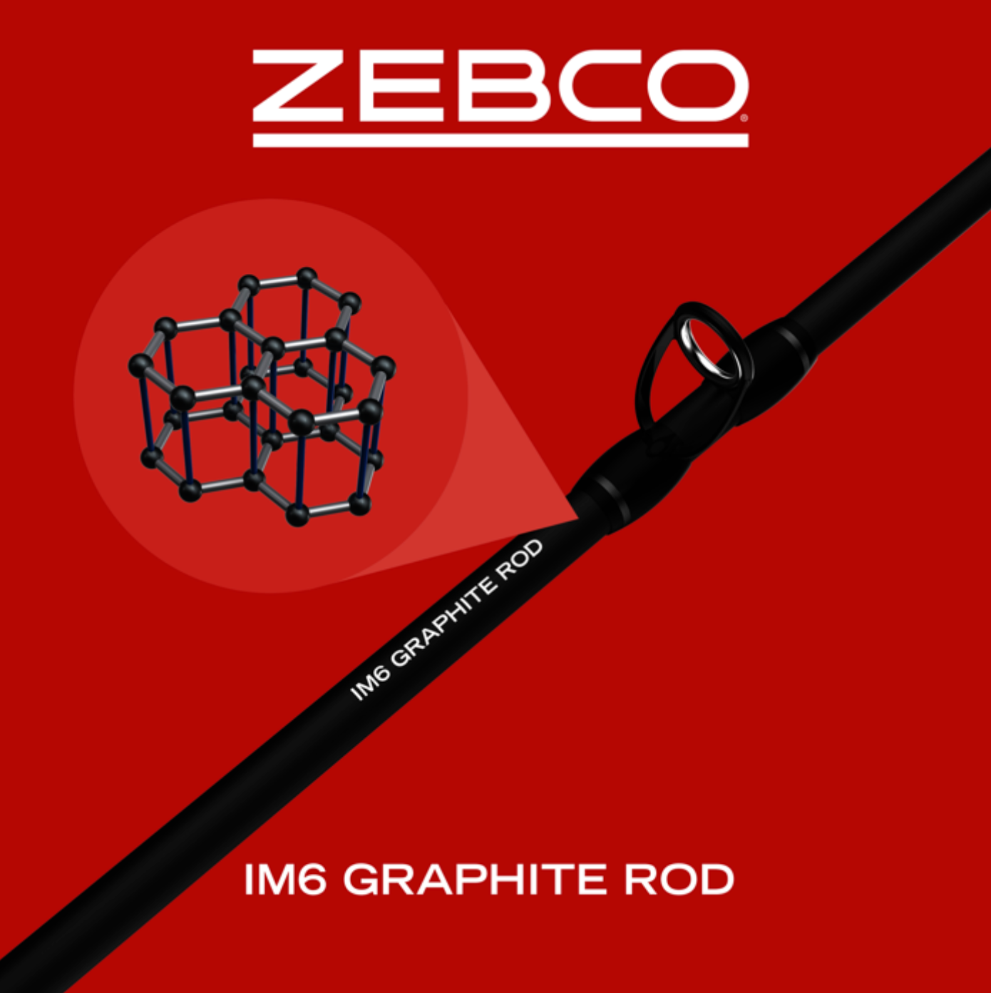 Fishing rod and reel set on a white background
