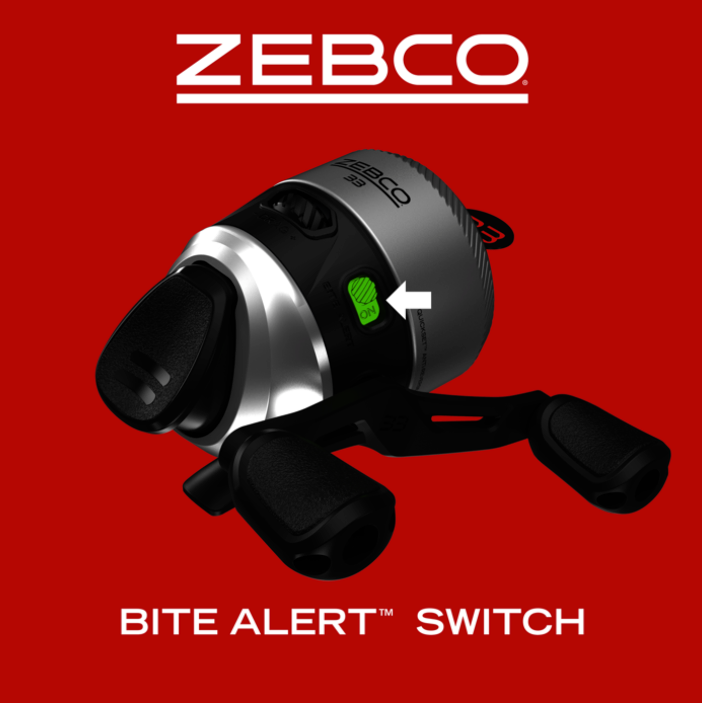 Fishing rod and reel set on a white background