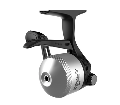 Fishing rod and reel set on a white background