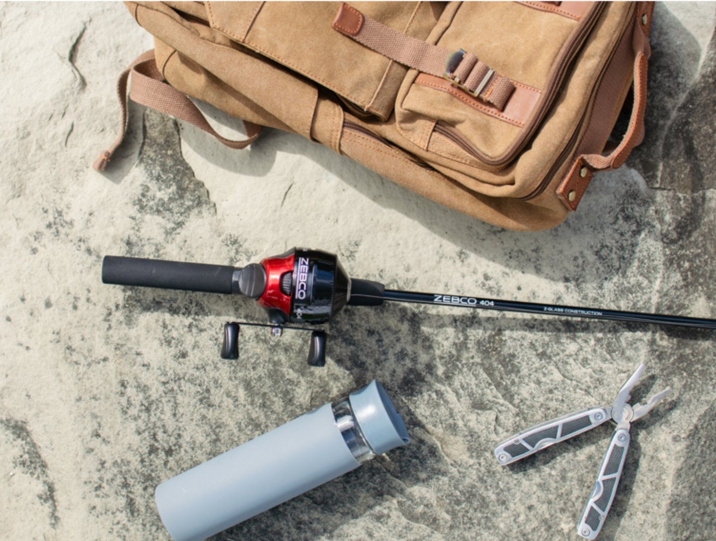 ZEBCO 404 SPINCAST COMBO 2PC MED 6'