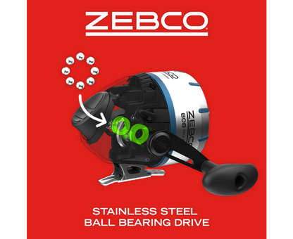 ZEBCO 808 SALTWATER SPINCAST REEL 20#