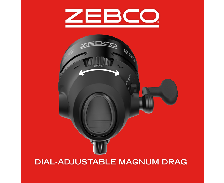 ZEBCO 808 SPINCAST REEL 20#