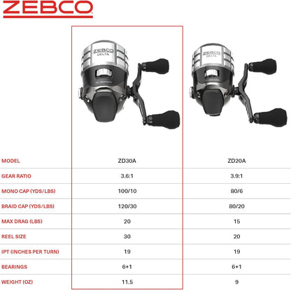 ZEBCO DELTA 30SZ SPINCAST REEL 10#