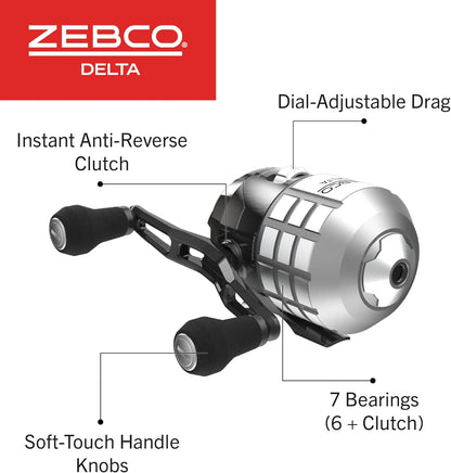 ZEBCO DELTA 30SZ SPINCAST REEL 10#
