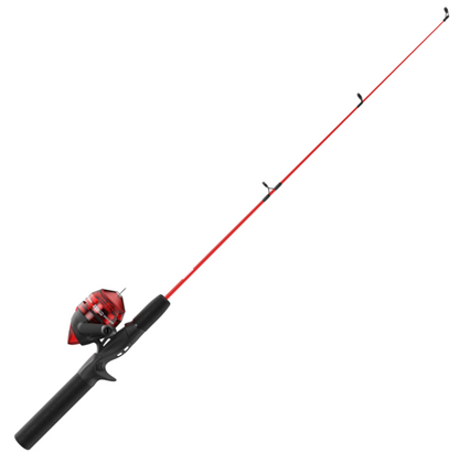 ZEBCO DOCK DEMON RED SPINCAST COMBO 1PC M 30"