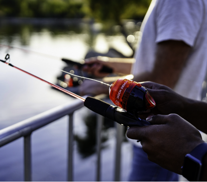 ZEBCO DOCK DEMON RED SPINCAST COMBO 1PC M 30"