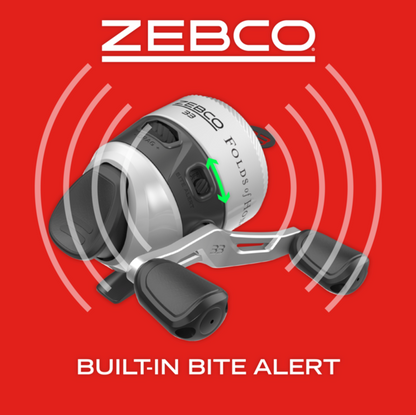 Fishing rod and reel set on a white background