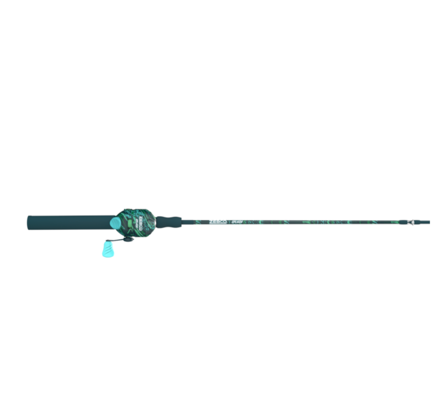 ZEBCO SPLASH GRUNGE SPINCAST COMBO 8# 2PC M 6'