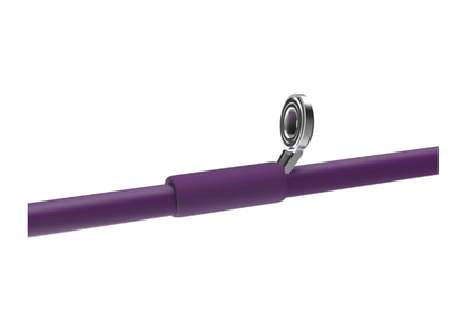ZEBCO SPLASH TIDEPOOL PURPLE SPINCAST COMBO 2PC M 6'