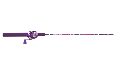 ZEBCO SPLASH TIDEPOOL PURPLE SPINCAST COMBO 2PC M 6'