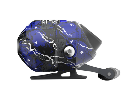 ZEBCO SPLASH ZFBLUE SPINCAST COMBO 8# 2PC M 6'