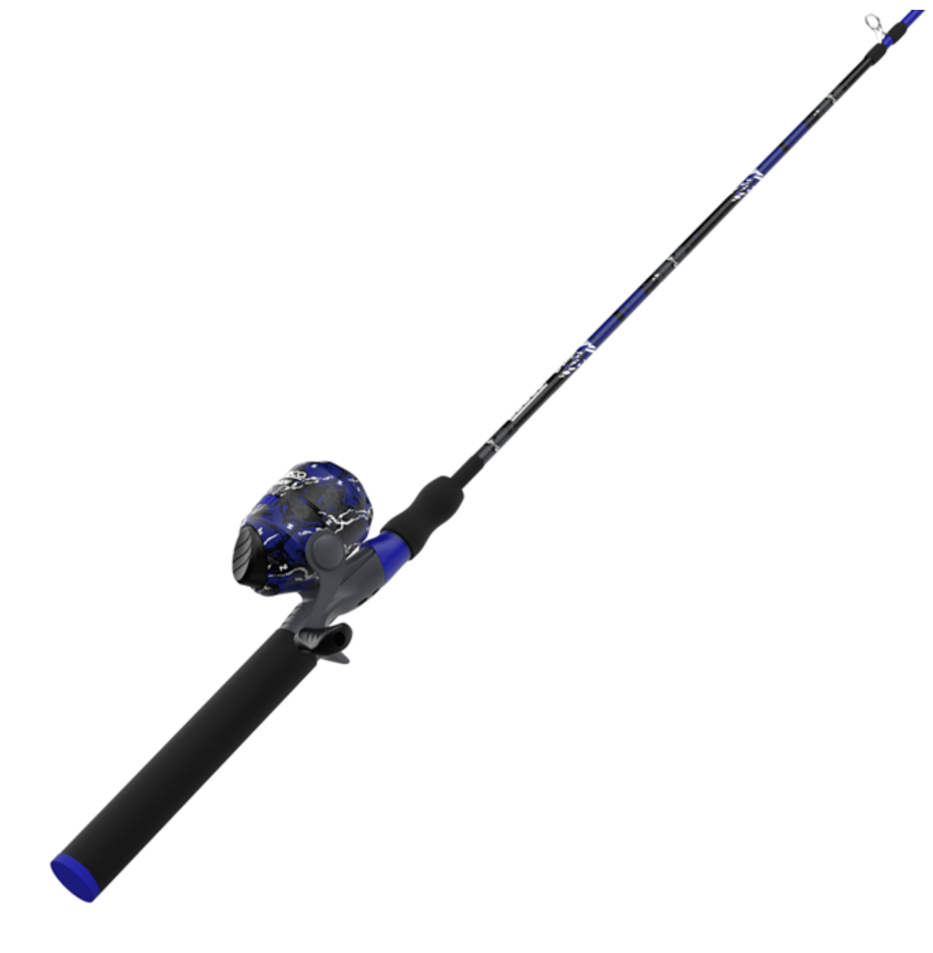 ZEBCO SPLASH ZFBLUE SPINCAST COMBO 8# 2PC M 6'