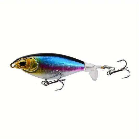 GFC TOPWATER WHOPPER PLOPPERS WITH ROTATING TAIL FRESH & SALTWATER