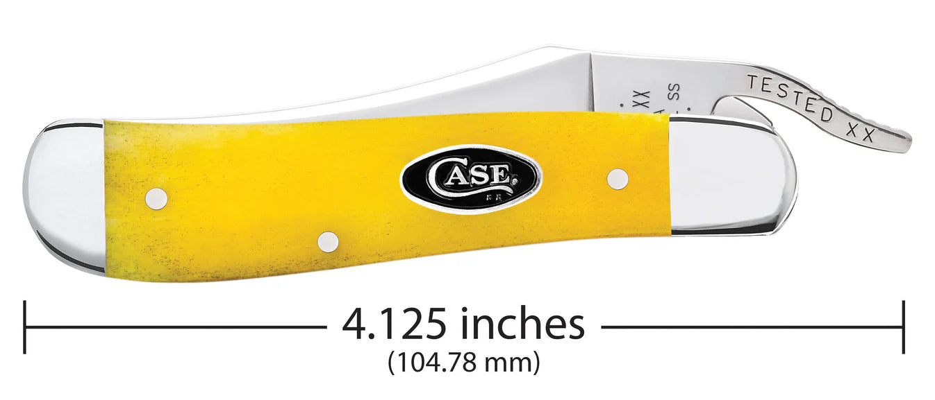 CASE RUSSLOCK 1 BLADE 4 1/8" YELLOW BONE