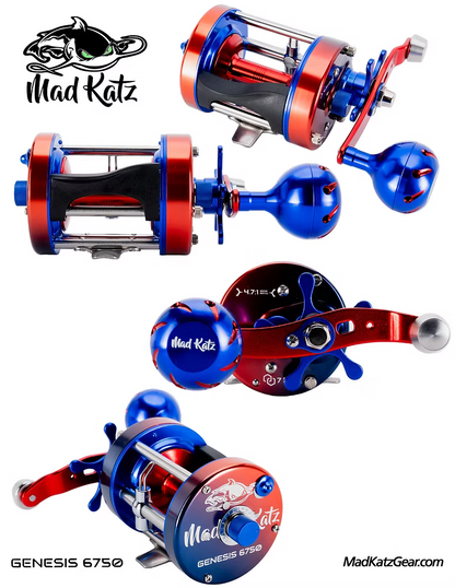 MAD KATZ GENESIS 6750LBTY BAITCAST REEL
