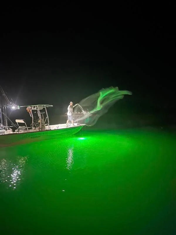 HYDRO GLOW HG1000G 84W - 12V - 7A - LED FISHING LIGHT - GREEN - 42"