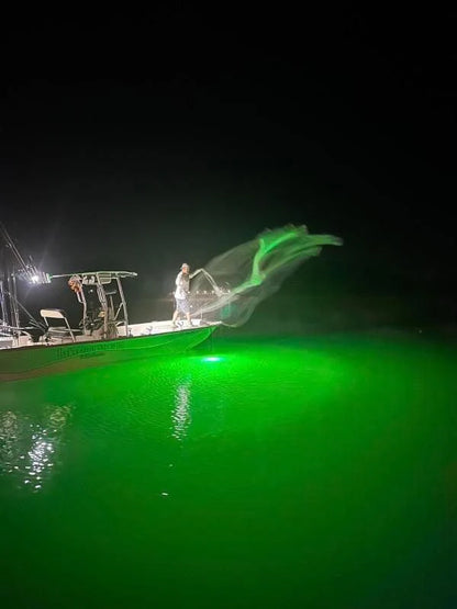HYDRO GLOW HG1000G 84W - 12V - 7A - LED FISHING LIGHT - GREEN - 42"