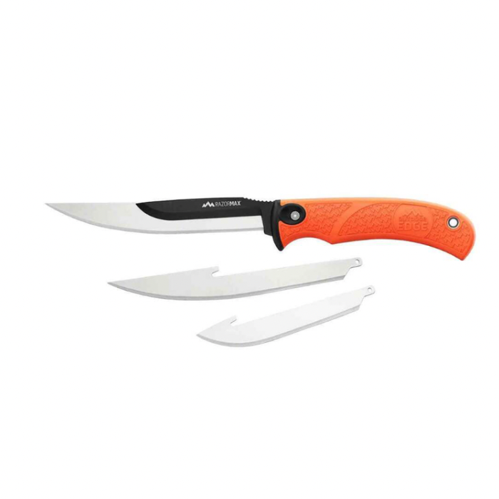 OUTDOOR EDGE RAZORMAX 5" ORANGE 6-BLADES