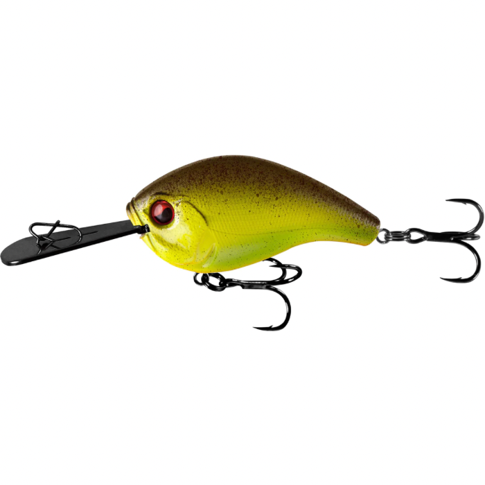 13 FISHING JABBER JAW DEEP SQUAREBILL CHARTREUSE ROOTBEER