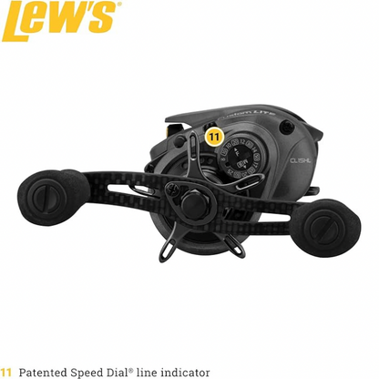 LEW'S CUSTOM LITE SLP 30 CASTING REEL 11BB 7.5 LH