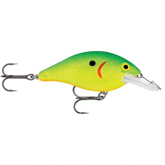 LUHR-JENSEN 1/4OZ SPEED TRAP CHARTREUSE SHAD/CRYSTAL