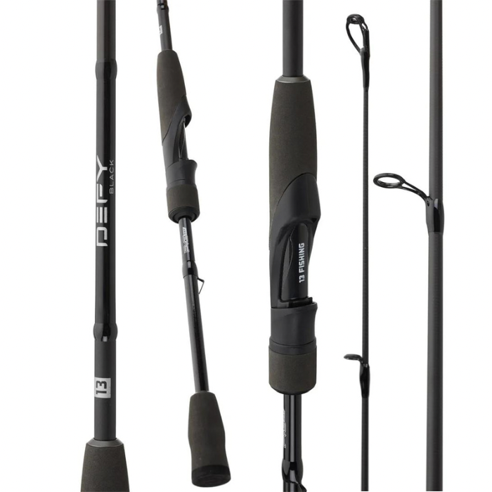 13 FISHING DEFY BLACK SPINNING ROD ML 6'7"