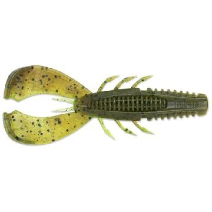 RAPALA CRUSHCITY CLEANUP CRAW 3.5” 7PK GREEN PUMPKIN CHARTREUSE