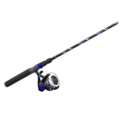 ZEBCO SPLASH ZFBLUE SPINCAST COMBO 8# 2PC M 6'