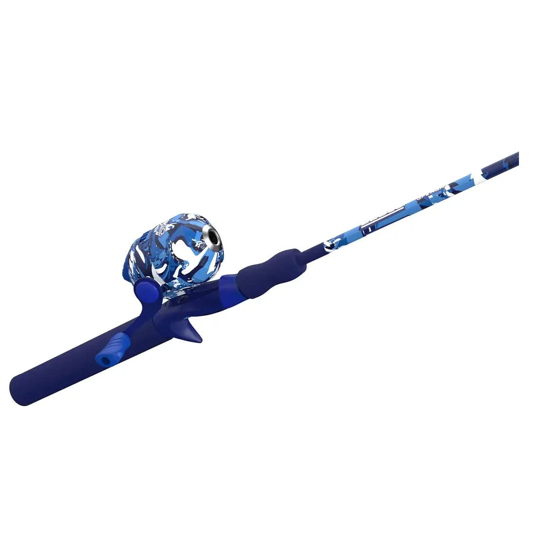 ZEBCO SPLASH TPBLUE SPINCAST COMBO 8# 2PC M 6'