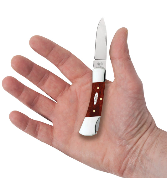 CASE LOCKBACK 1 BLADE 3" CHESTNUT BONE