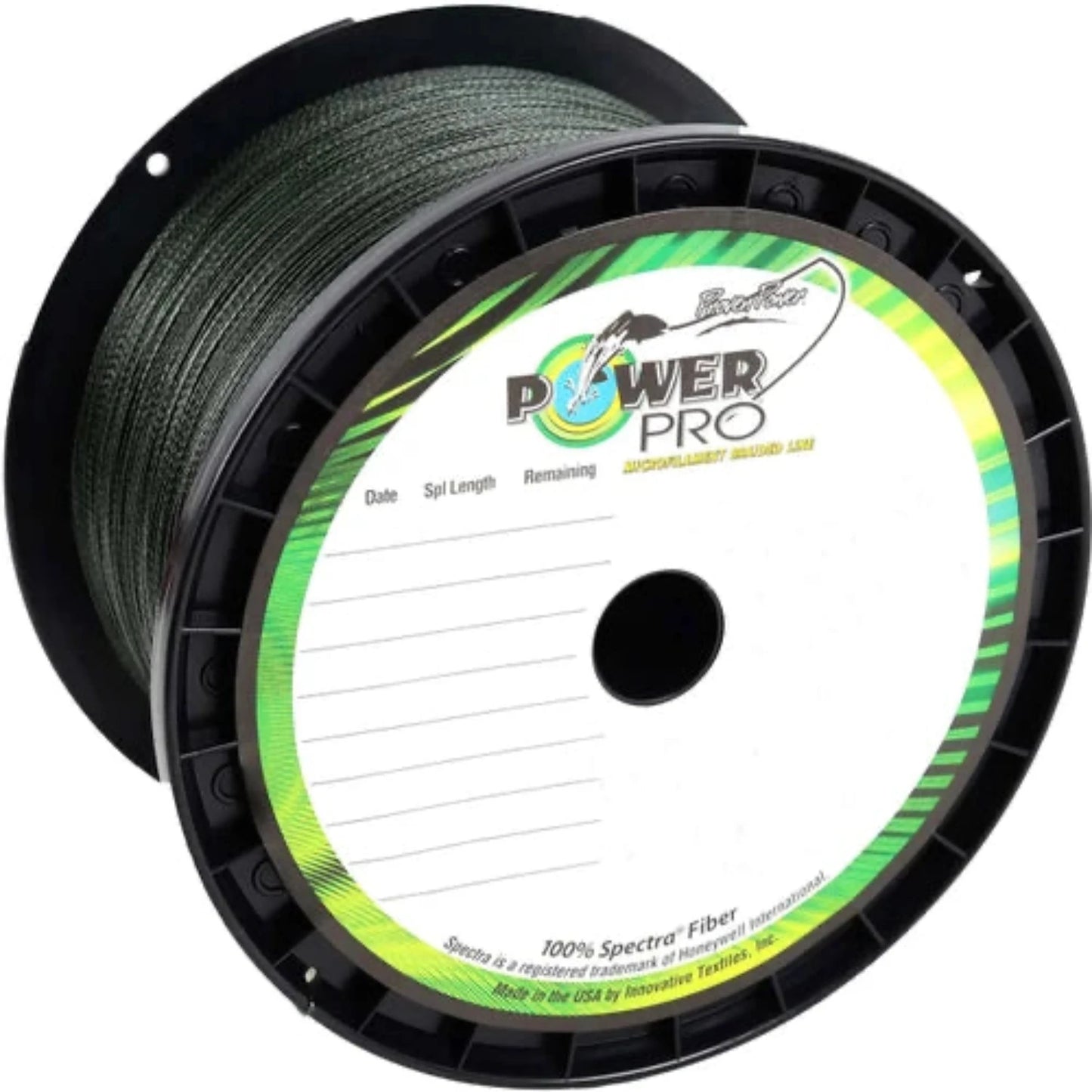 POWERPRO BRAIDED LINE - 150 LB TEST - 1500 YDS - MOSS GREEN