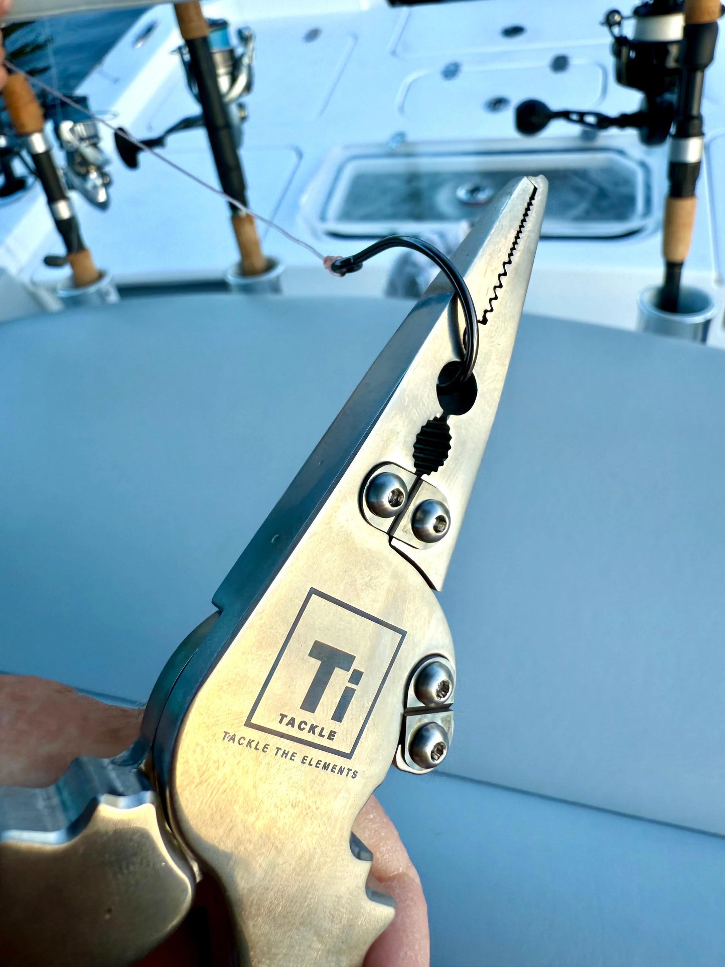 TI-TACKLE TITANIUM FISHING PLIERS 7.5" MULTI TOOL OFFSHORE