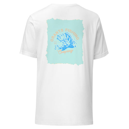 GFC Vintage Blue Bass White